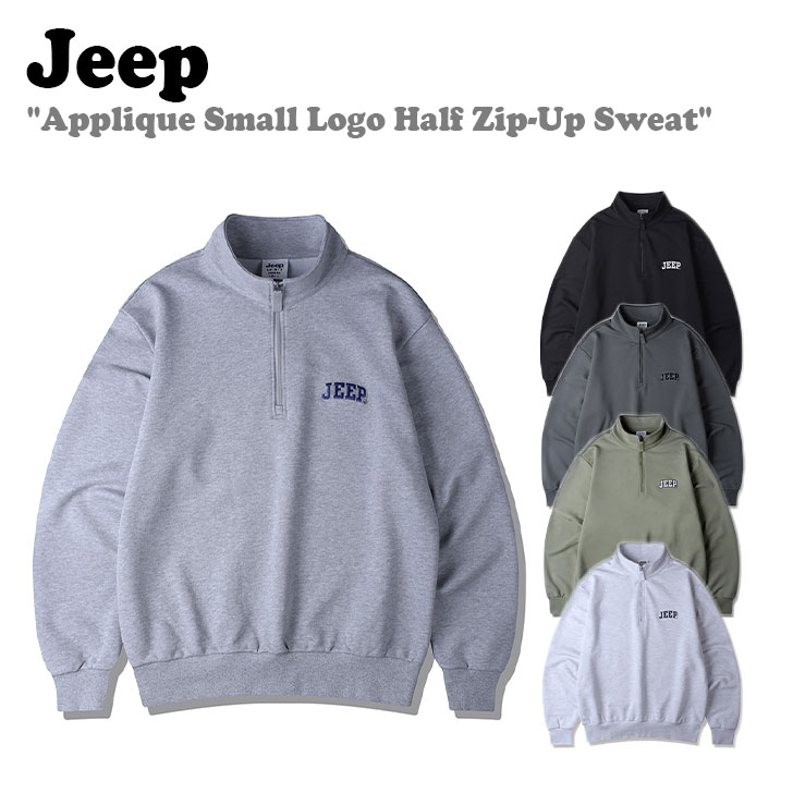 ジープ トレーナー Jeep メンズ レディース Applique Small Logo Sweat アップリケ スモール ロゴ スウェット 全5色 JP5TSU836MW/BK KH/MG/DG ウェア｜drescco