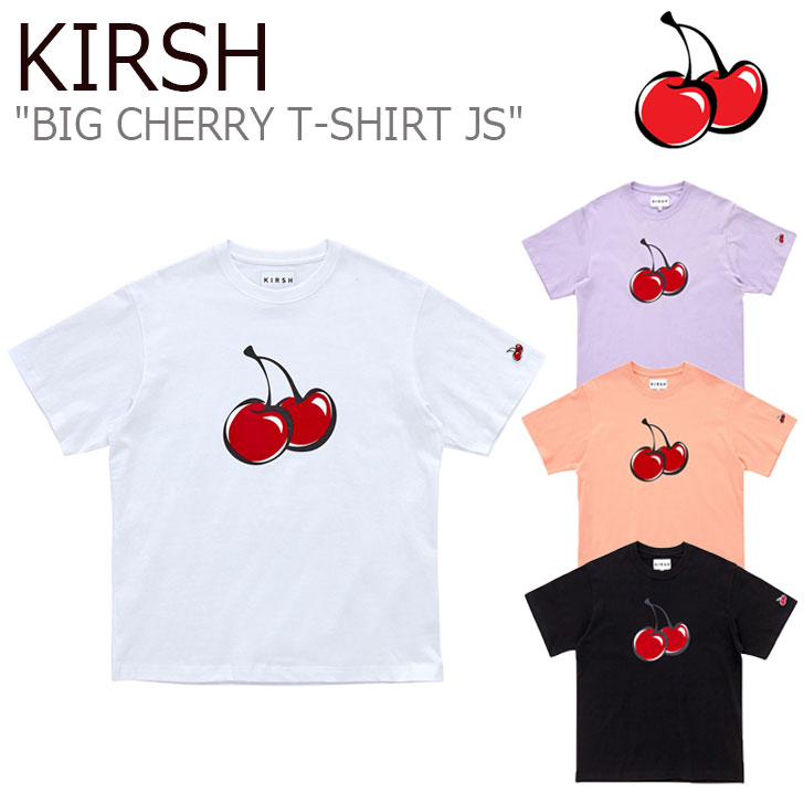 キルシー Ｔシャツ KIRSH 正規販売店 BIG CHERRY T-SHIRTS JS ビッグ チェリー Ｔシャツ JS 半袖 全4色 JSKT06  FLKRAS1C01/2/3/4 ウェア