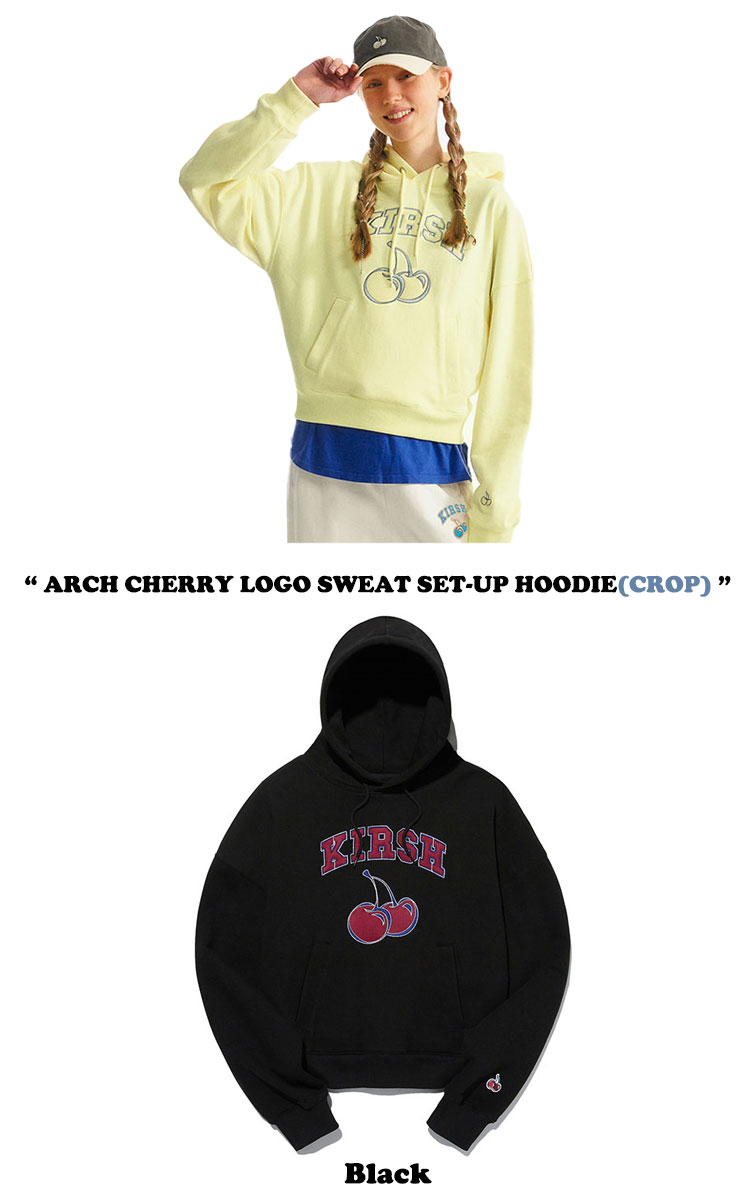 キルシー パーカ KIRSH 正規販売店 ARCH CHERRY LOGO SWEAT SET-UP