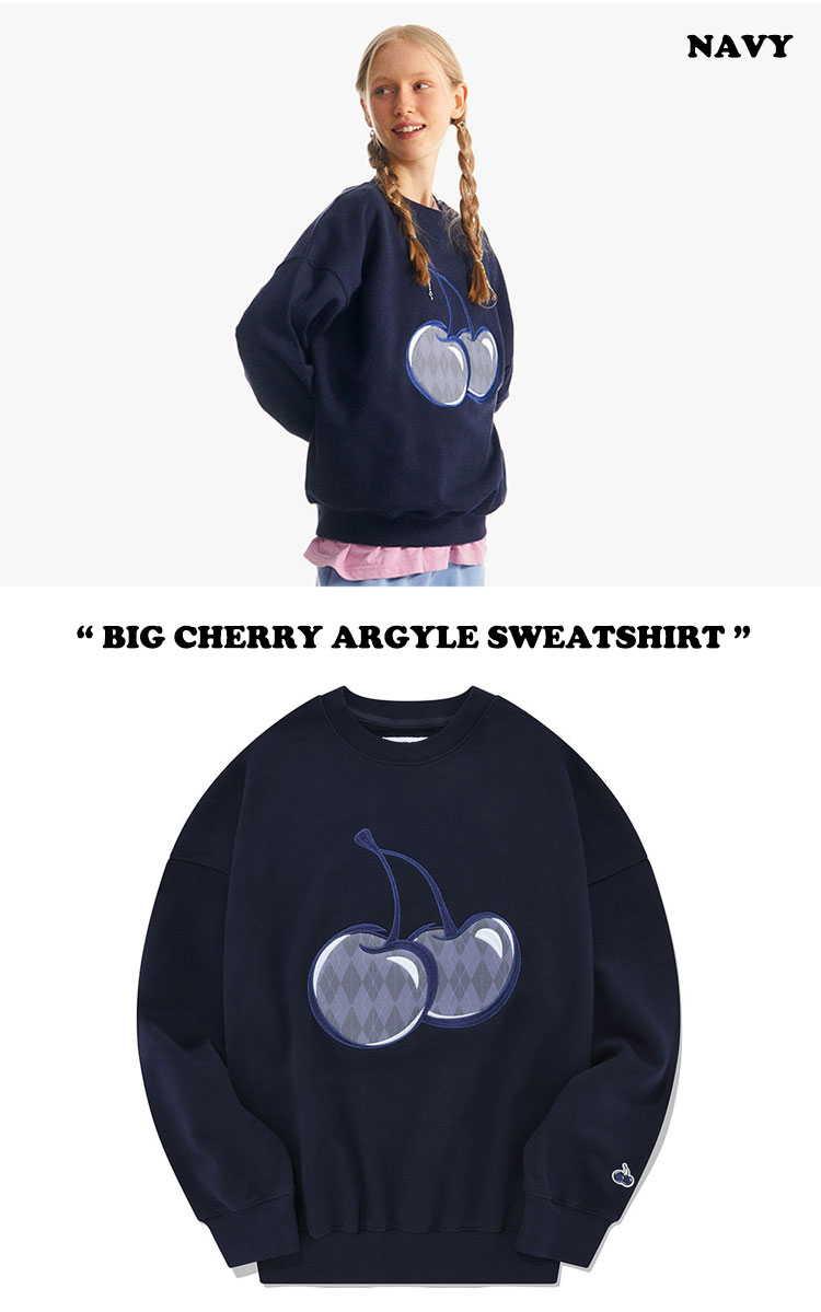 キルシー トレーナー KIRSH 正規販売店 BIG CHERRY ARGYLE