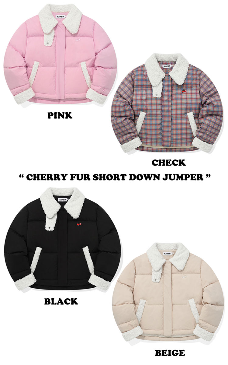 キルシー ジャケット KIRSH 正規販売店 CHERRY FUR SHORT DOWN JUMPER