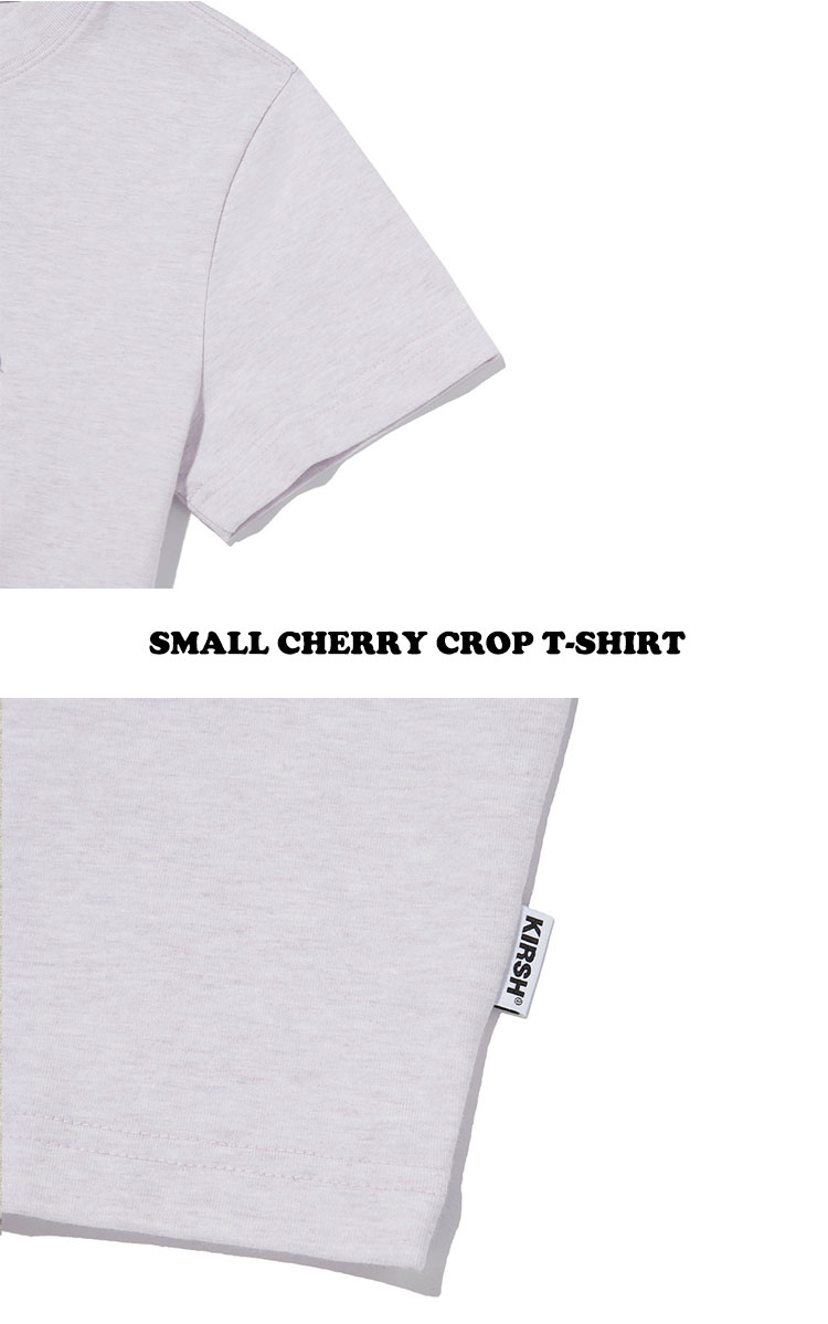 キルシー 半袖Tシャツ KIRSH 正規販売店 SMALL CHERRY CROP T-SHIRT スモール チェリー クロップ Tシャツ 全3色 KKSMCTS516M ウェア｜drescco｜06