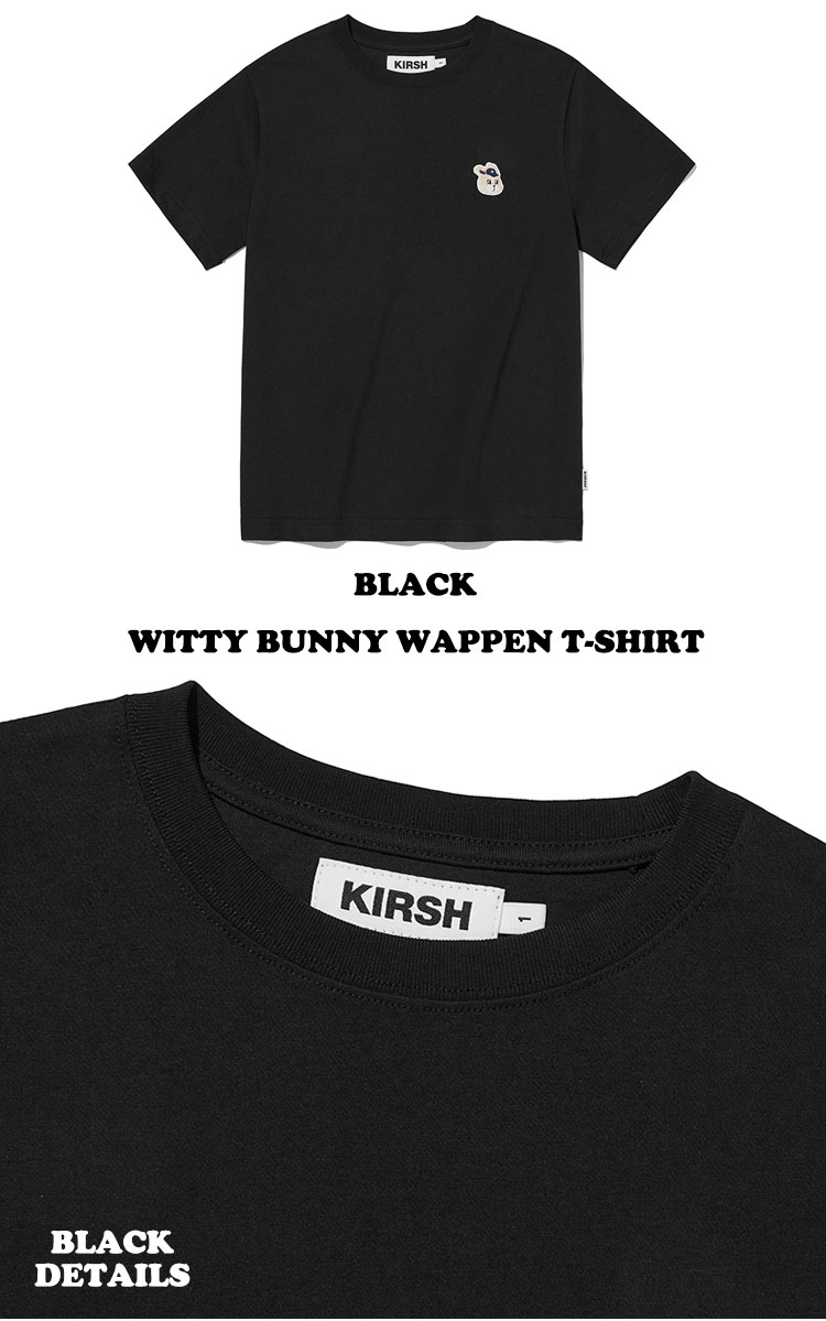 キルシー 半袖Tシャツ KIRSH 正規販売店 WITTY BUNNY WAPPEN T-SHIRT ウィッティー バニー ワッペン Tシャツ 全3色 KWSMCTS750M ウェア｜drescco｜03