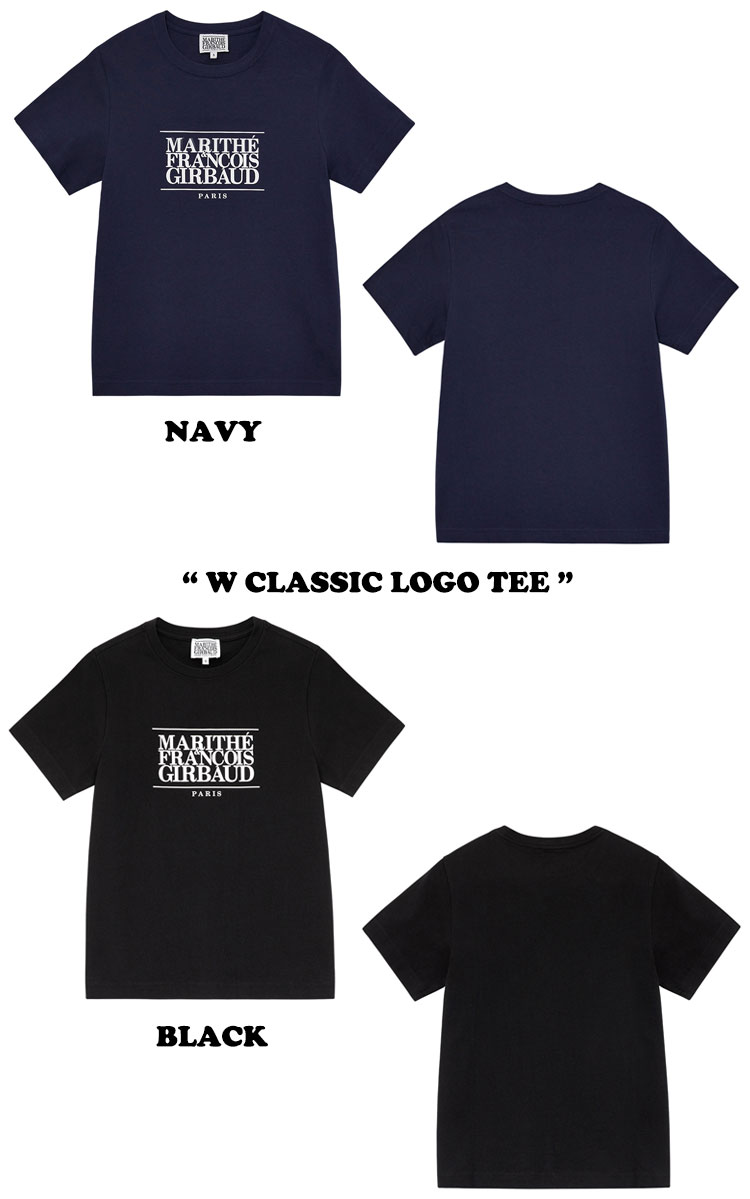 マリテフランソワジルボー 半袖Ｔシャツ Marithe Francois Girbaud レディース W CLASSIC LOGO TEE クラシック ロゴ Ｔシャツ 全6色 1MG23STS102 ウェア｜drescco｜03