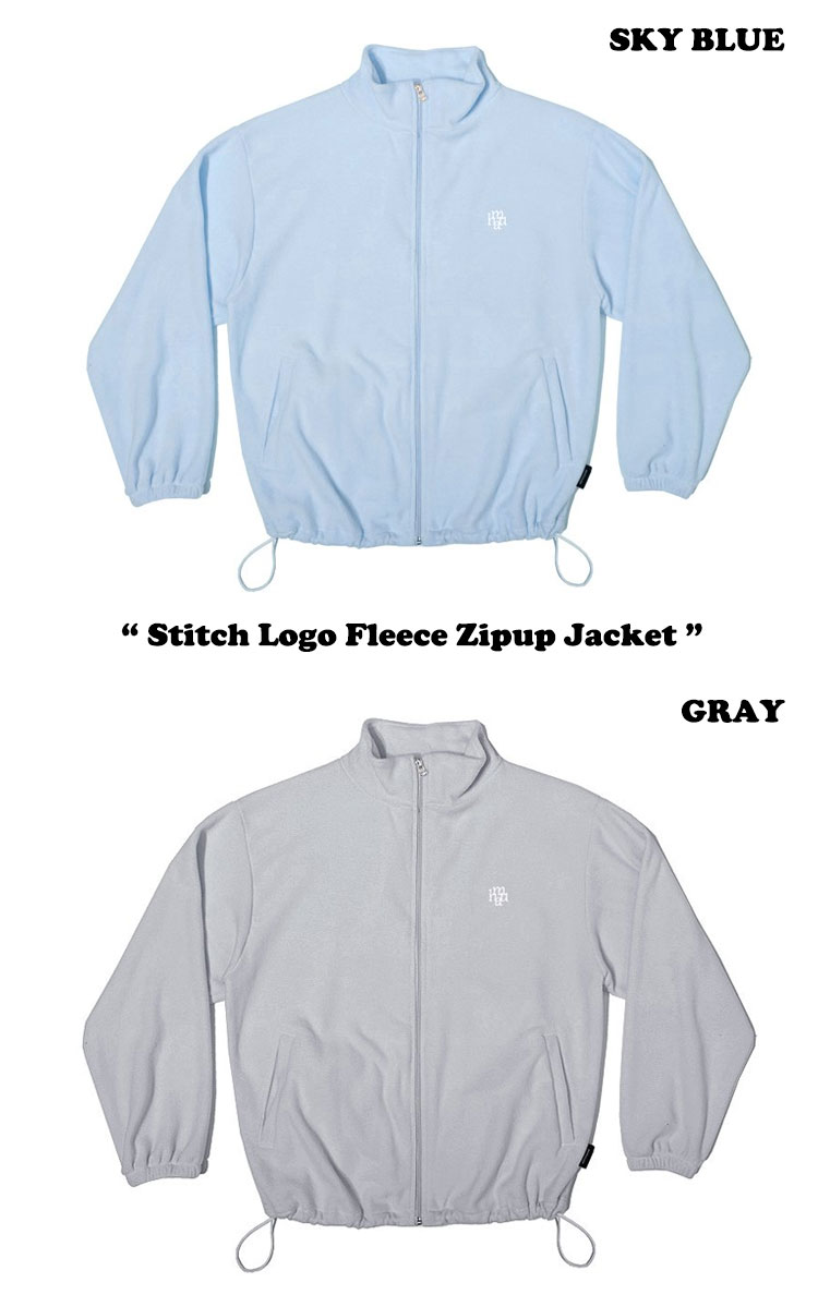 ムアムア フリース muahmuah ムーアムーア レディース Stitch Logo Fleece Zipup Jacket スティッチ ロゴ フリースジップアップ 全4色 MUT23133 ウェア｜drescco｜03