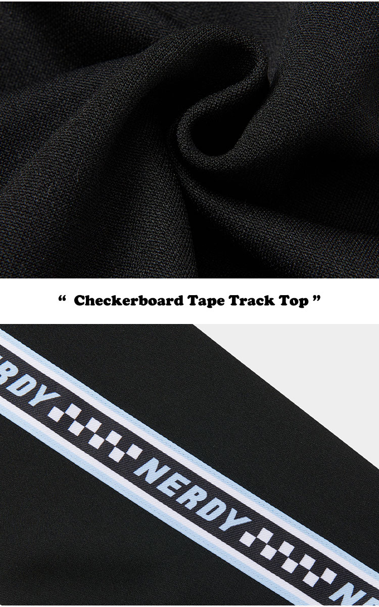 ノルディ ジップアップ NERDY Checkerboard Tape Track Top チェッカーボード テープ トラック トップ 全3色 ノルディー PNES23KA0201/02/37 長袖 ウェア｜drescco｜04