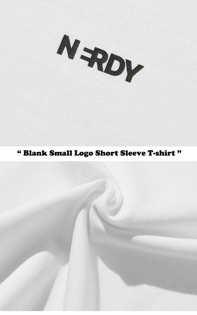 ノルディ 半袖Tシャツ NERDY メンズ レディース Blank Small Logo Short Sleeve T-shirt ブランク スモール ロゴ 半袖 Tシャツ 全2色 PNEU23KG4001/0 ウェア｜drescco｜05