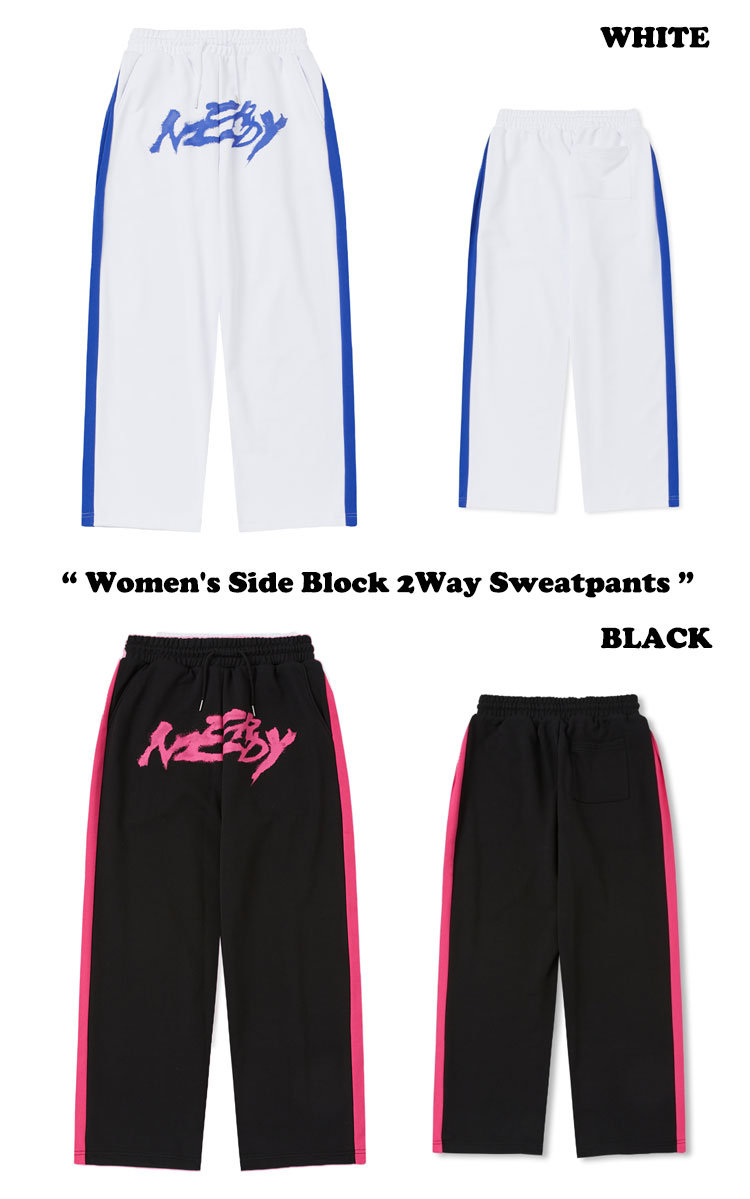 ノルディ ボトムス NERDY ノルディー Women's Side Block 2Way Sweatpants ウーマンズ サイド ブロック ツーウェイ スウェット パンツ 全3色 ウェア｜drescco｜02