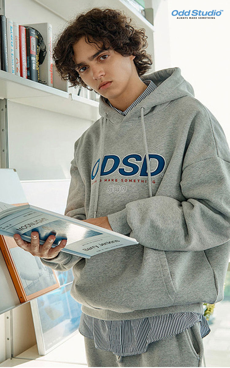 【即納/国内配送】オッドスタジオ パーカ ODD STUDIO 正規販売店 ODSD logo appliqu hood ロゴ アップリケ フード 全9色 OS20FWHD01SET ウェア｜drescco｜02