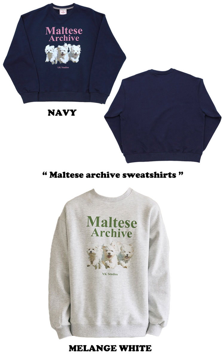 ワイケイ トレーナー WAI KEI Maltese archive sweatshirts マルチーズ アーカイブ スウェットシャツ 全8色  YK22STSS01/22SSTS01/21F1TS05 ウェア : ct-wk23-22stss01 : 1WEEK - 通販 -  Yahoo!ショッピング