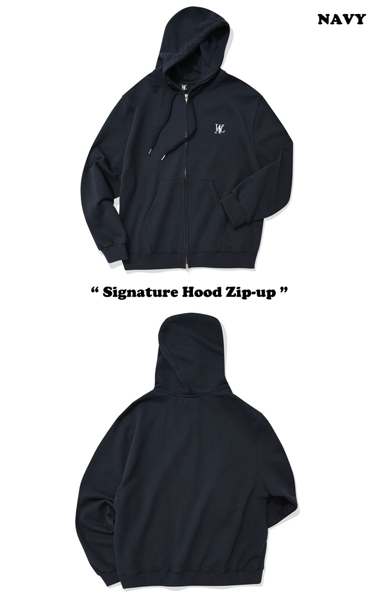 即納/国内配送】ウアロン パーカ WOOALONG Signature Hood Zip-up 