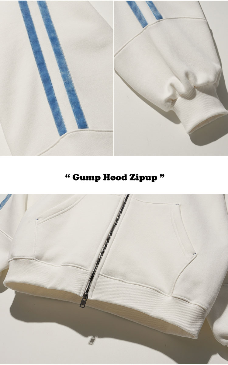 【即納カラー有/国内配送】WVプロジェクト ジップアップ WV PROJECT 正規販売店 Gump Hood Zipup ガンプ フード ジップアップ 全4色 JIHD7693 ウェア｜drescco｜08