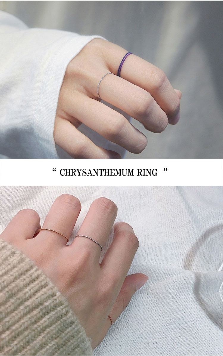 チェチャンナムメイド リング ccnmade 正規販売店 CHRYSANTHEMUM RING クリサンセマムクラブリング 全21色 指輪 韓国アクセサリー 1000000753 ACC｜drescco｜04