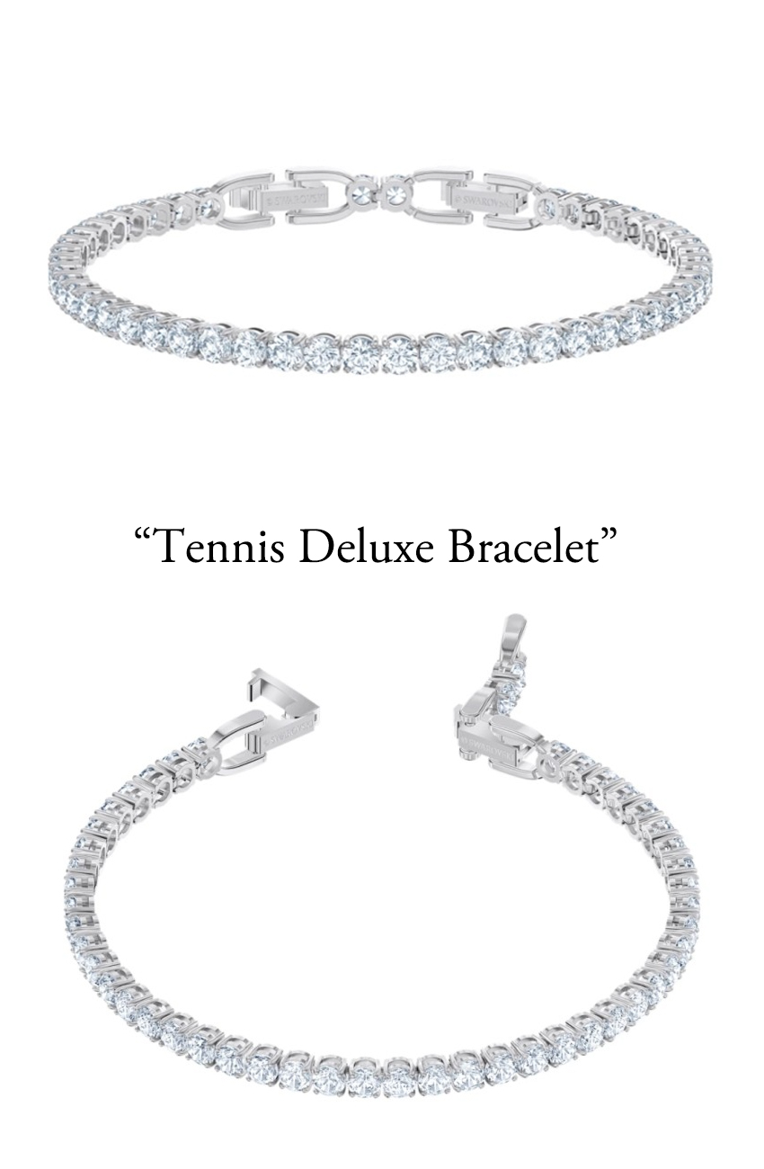 スワロフスキー ブレスレット SWAROVSKI Tennis Deluxe Bracelet テニス デラックス シンプル ブランド 白 ホワイト  キュービックジルコニア 5513401 ACC