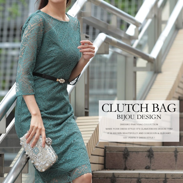 パーティーバッグ クラッチバッグ 結婚式 バッグ レディース 2way 送料