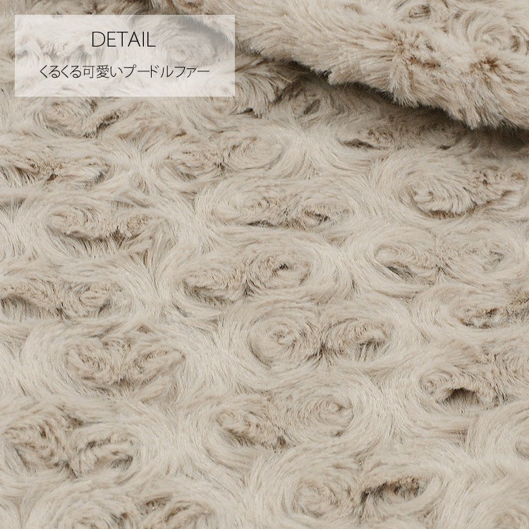 ボレロ ファー 結婚式 可愛いプードルファー 手触りふわもこフェイク
