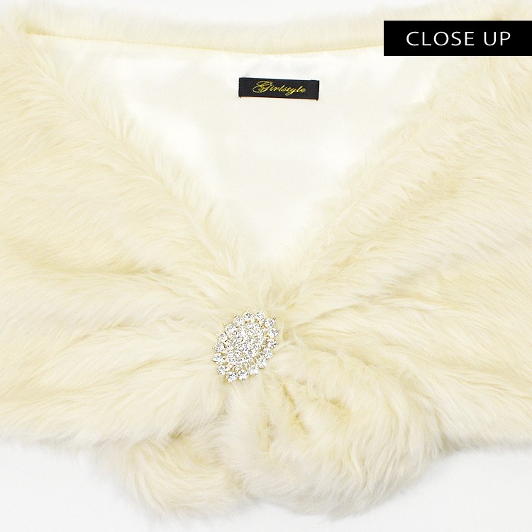 ショール 結婚式 ファー 送料無料 オシャレに、かわいく、あったかい