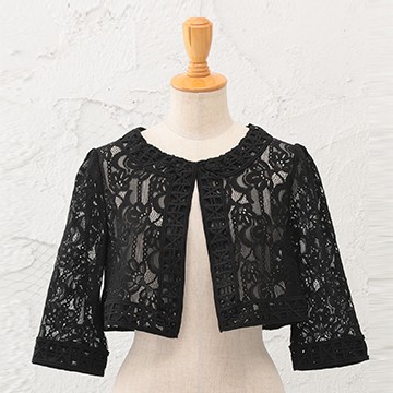 DRESS+ ボレロ 結婚式 ドレス 七分丈 七分袖 パーティー
