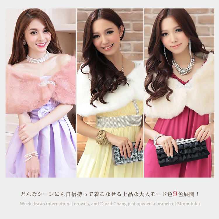 DRESS+ ショール ストール 結婚式 ボレロ 着物 和装 成人式