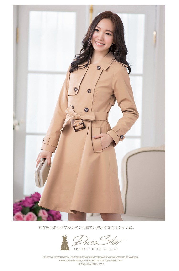 DRESS+ トレンチコート 大きいサイズ アウター レディース 通勤