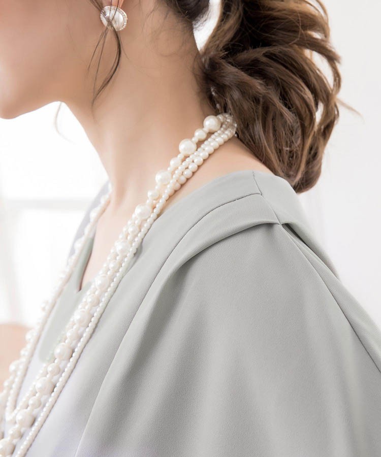   大きいサイズ きれいめ パーティードレス ワンピース 