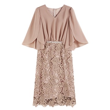 DRESS+ 結婚式 パーティードレス 大きいサイズ ワンピース