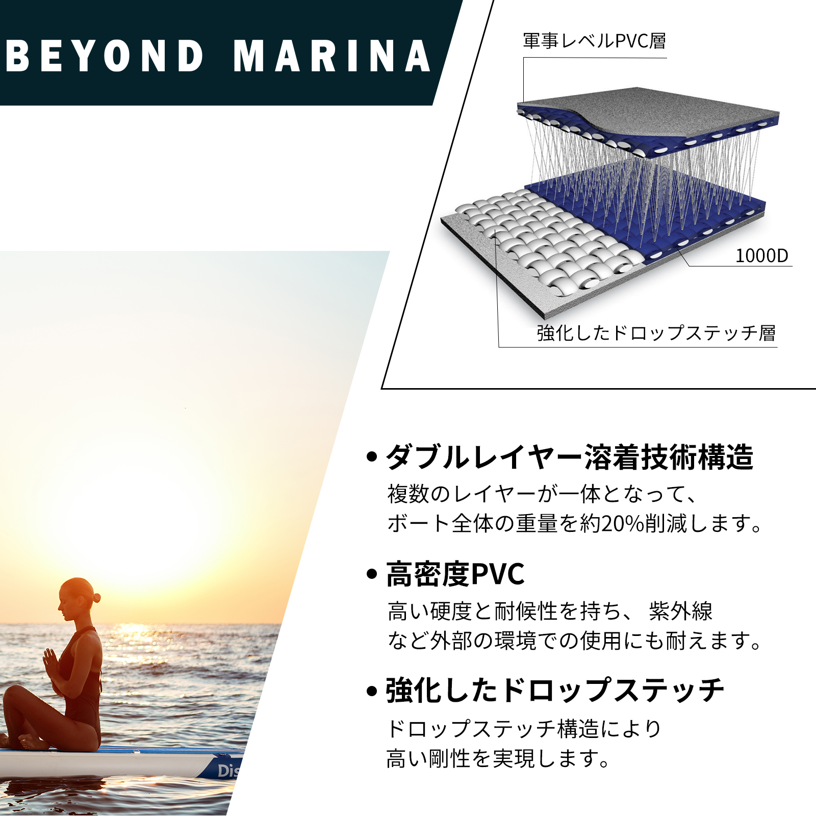 Beyond Marina supボード スタンドアップパドルボード サップボード