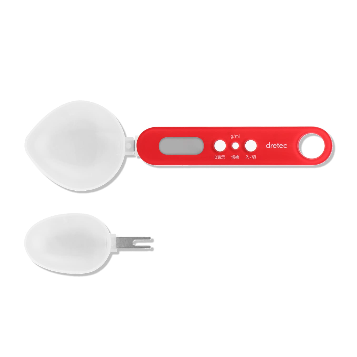 ドリテック 公式 スプーンスケール 計量スプーン 給餌スプーン 計量器 スケール はかり デジタル 0.1g 15ml 大さじ 小さじ おしゃれ かわいい dretec PS-032 | ドリテック | 01