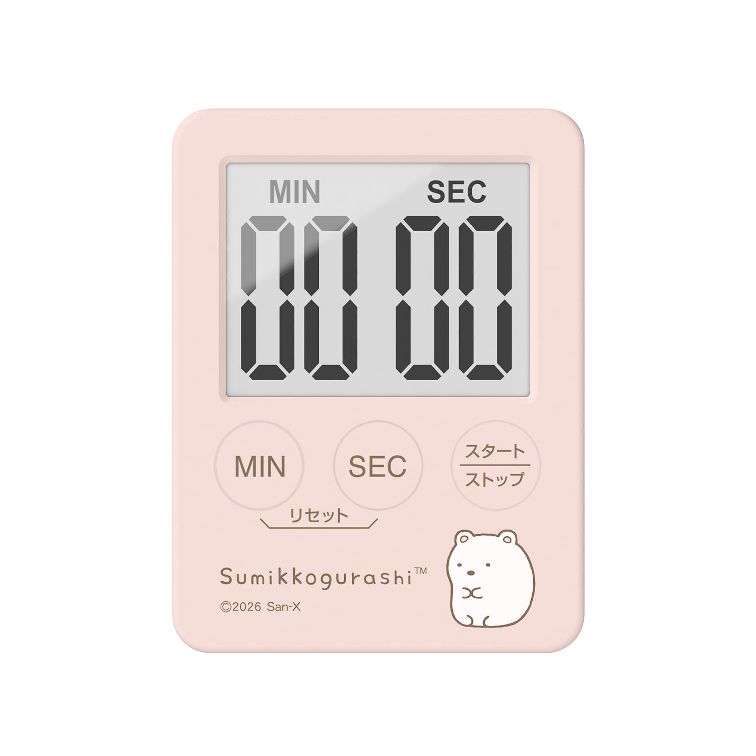 ドリテック 【再入荷】 公式 キッチンタイマー 薄型 デジタル すみっコ