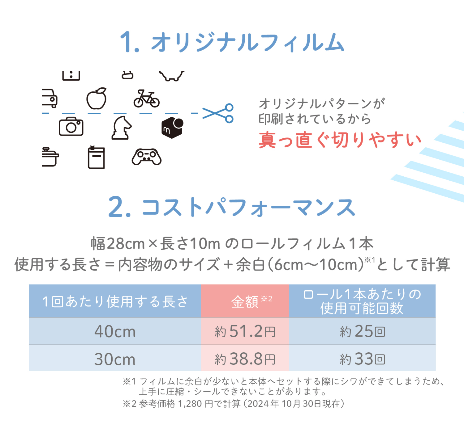 ドリテック 公式 衣類圧縮用ロールフィルム VS-300専用 ZVS300CLRF