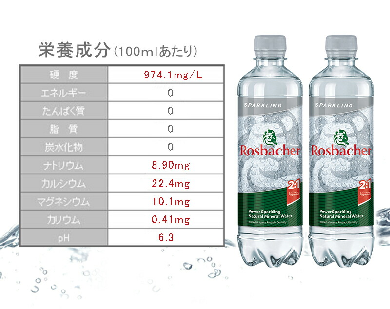 Amazon | Rosbacher(ロスバッハー) (発泡) 500ml×24本