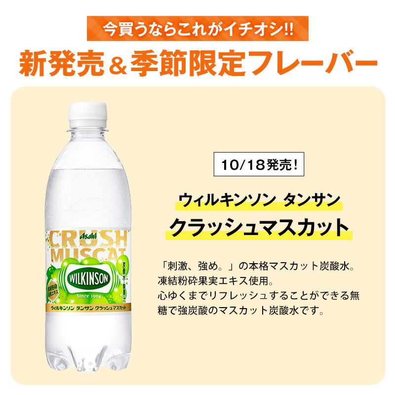 アサヒ ウィルキンソン タンサン 500ml PET × 48本 24本×2ケース 選り取り 送料無料【3〜4営業日以内に出荷】  :021-0132-117-7:ドリンク屋 Yahoo!ショッピング店 - 通販 - Yahoo!ショッピング