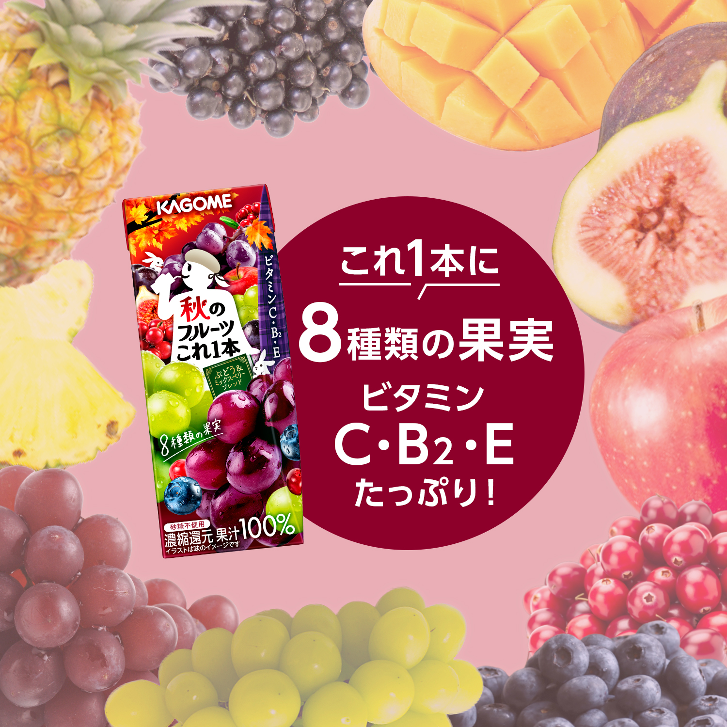 ジュースと袋 KAGOME（カゴメ） [▽5％OFFクーポン] 野菜ジュース 195ml・200ml 紙