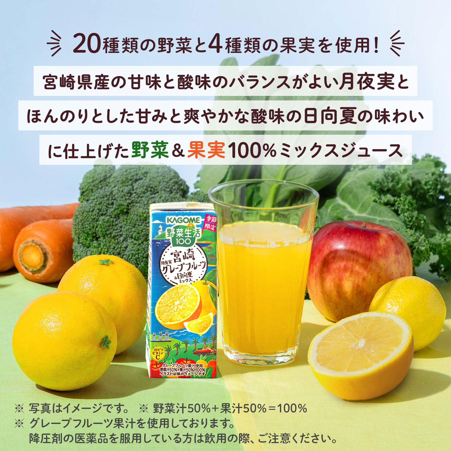 野菜生活100 カゴメ × 48本 野菜ジュース 24本 2ケース 195ml 200ml 紙