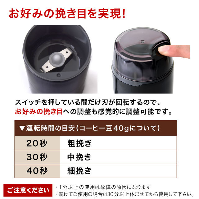 コーヒー豆 コーヒー 粉 カリタ 電動コーヒーミル＋リッチブレンド 1kg