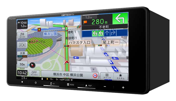 楽ナビ AVIC-RW523 パイオニア カロッツェリア 7インチ カーナビ 200mm