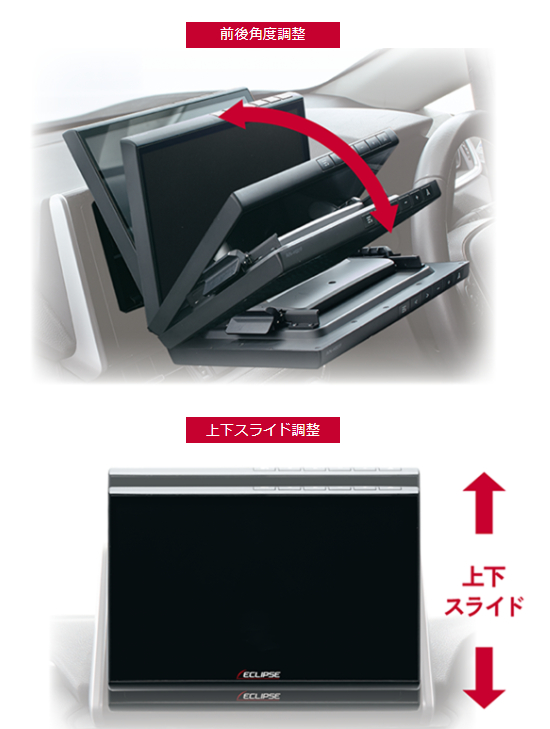 ECLIPSE AVN-HS01F イクリプス 10.1型 フローティングナビ HD