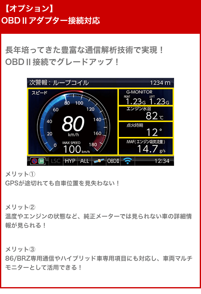 BLITZ（ブリッツ） TL316RW + OBD2-BR1A セット (レーザー&レーダー