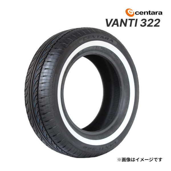 値下げしました！　★★　ホワイトリボンタイヤ！　【　１８５／６５Ｒ１５　ＣＥＮＴＡＲＡ　ＶＡＮＴＩ　ＴＯＵＲＩＮＧ】　バリ山！　１７年製！　ドレスアップに！　お届け可能です！　★★　 2025年製 CENTARA VANTI 322 205/65R15 94H WW (リボン幅 26mm) 新品