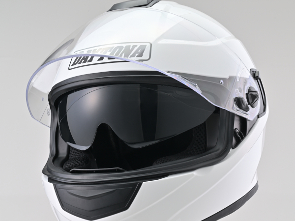 DAYTONA（デイトナ） DN-002CP ヘルメット ホワイト M(57-58cm) バイク