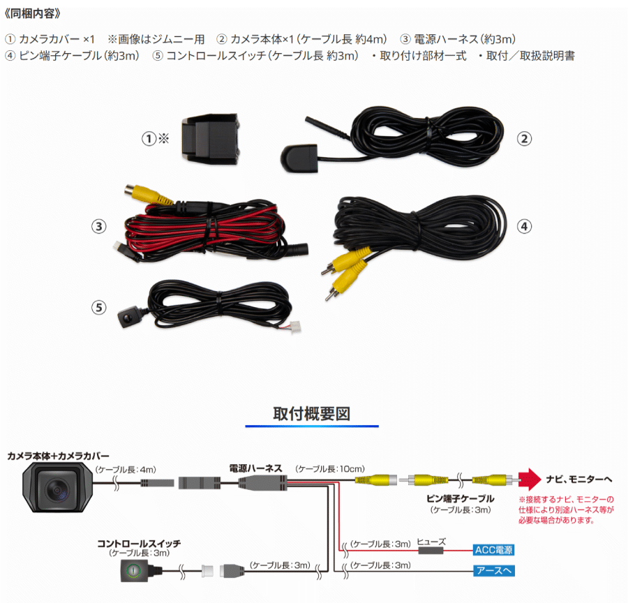 Data System（データシステム） FCK-264J3M マルチVIEWフロントカメラ