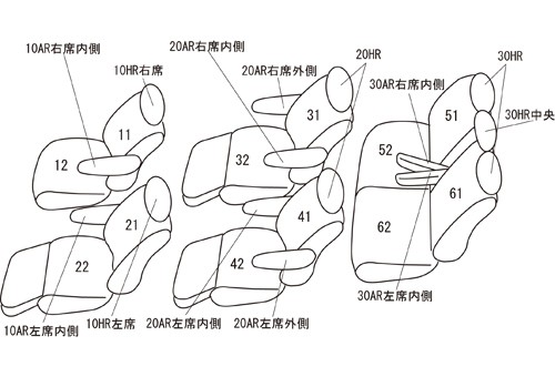 プライム ET-1515 トヨタ アルファード ヴェルファイア シートカバー 高級ソフトBioPVC クラッツィオ(取寄商品)() - 0