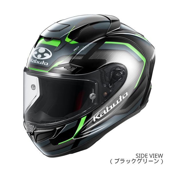 OGK Kabuto KABUTO F-17 ZESTAL ブラックグリーン L(59-60cm