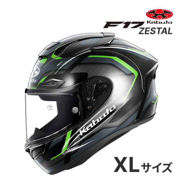 OGK KABUTO F-17 ZESTAL �u���b�N�O���[�� XL(61-62cm) �w�����b�g�o�C�N �t���t�F�C�X F-17 �[�X�^�� �I�[�W�[�P�[�J�u�g