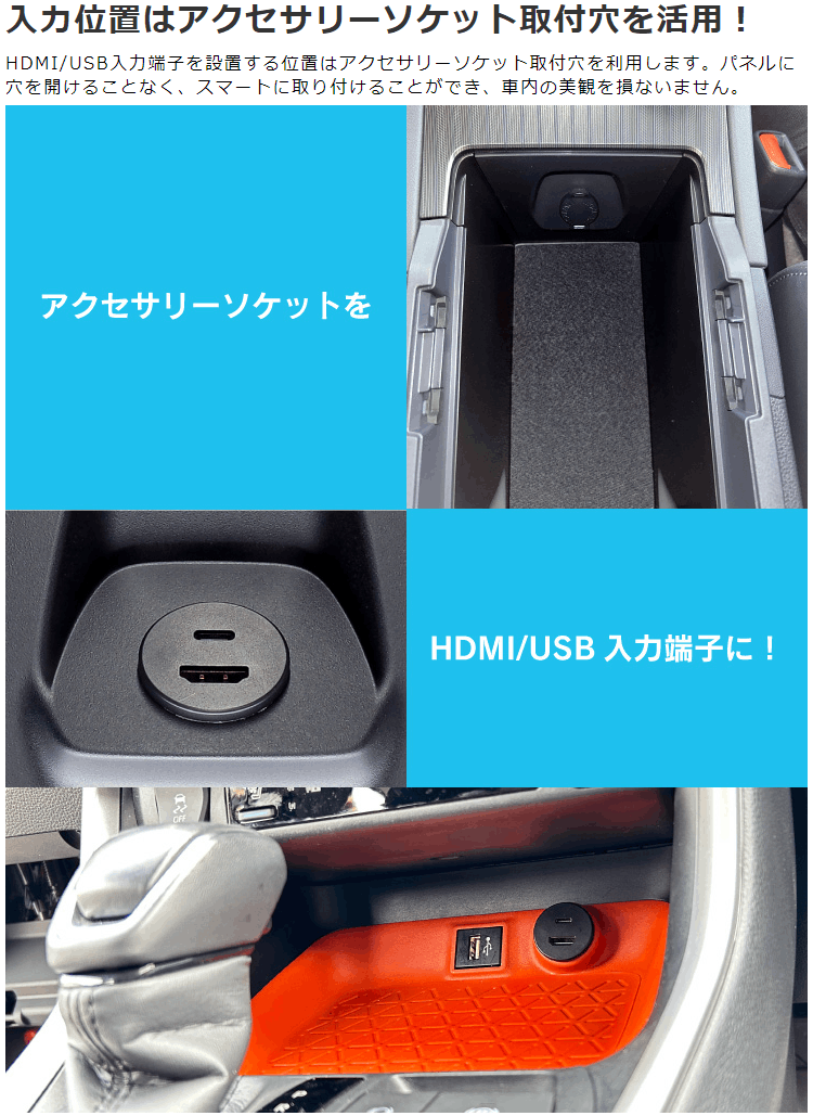 HDMI入力端子キット HDK03　トヨタ　RAV4 ハリヤーなど… 楽天市場】車種専用HDMI映像入力キット HDK03 :トヨタ 純正