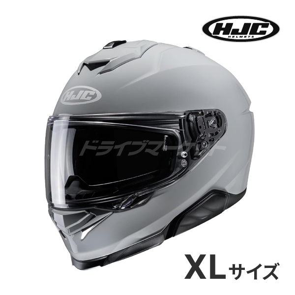 クールな価格でホットなピック i71 HJC ソリッド バイクヘルメット XL(60-61cm) GRAY HJH247 セキュリティ・セーフティ