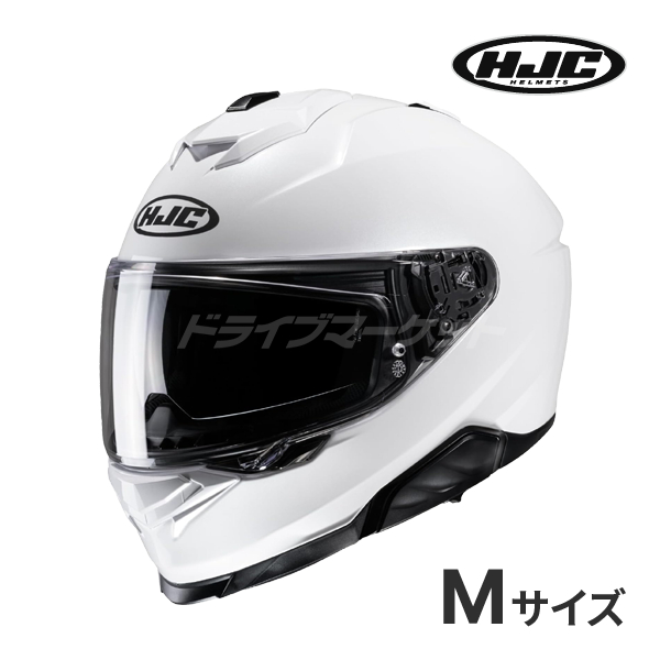 【期間限定特価】 PEARL HJH247 ソリッド i71 HJC WHITE バイク M(57-58cm) その他