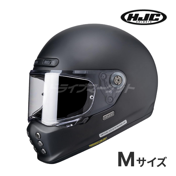 HJC V10 マットブラック フルフェイスヘルメット HJC HJC HELMETS バイク用ヘルメット フルフェイス V10 ソリッド