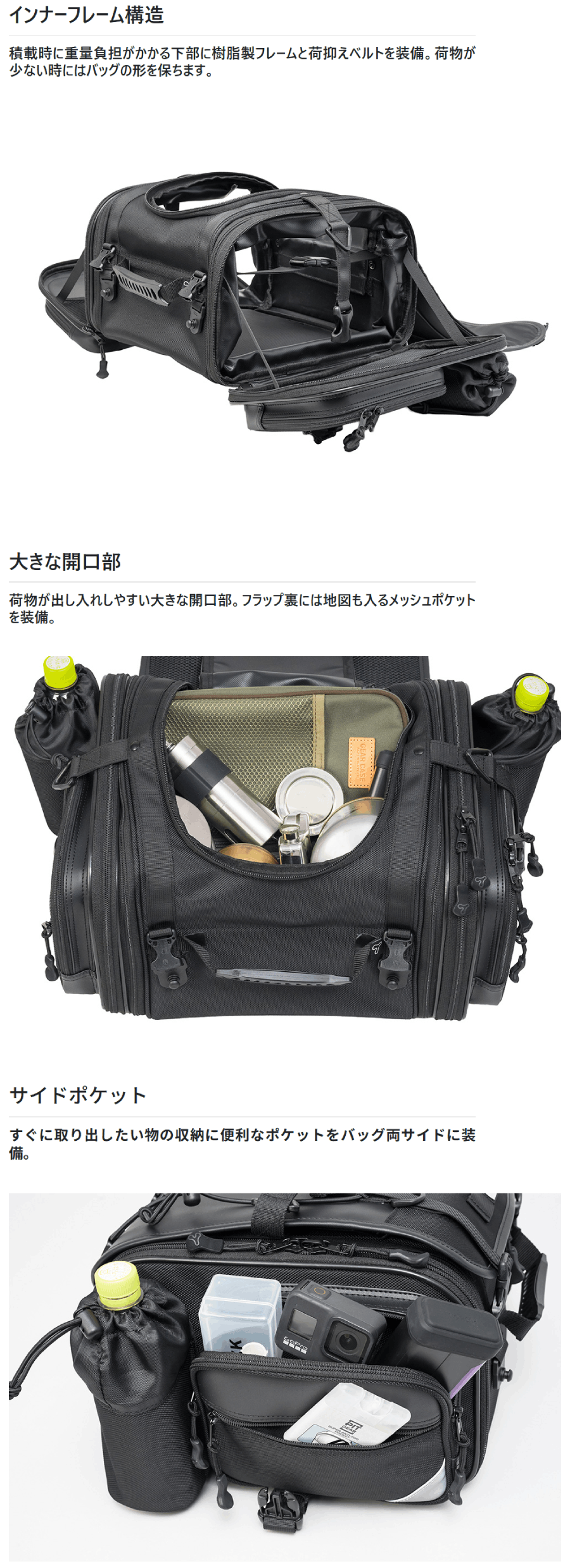 MOTOFIZZ タナックス MotoFizz MFK-1001 キャンピングシートバッグS