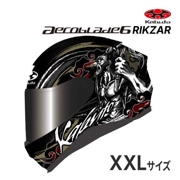 OGK KABUTO AEROBLADE 6 RIKZAR �t���b�g�u���b�N�S�[���h XXL(63-64cm) �w�����b�g �G�A���u���[�h 6 ���N�U�[ �I�[�W�[�P�[�J�u�g